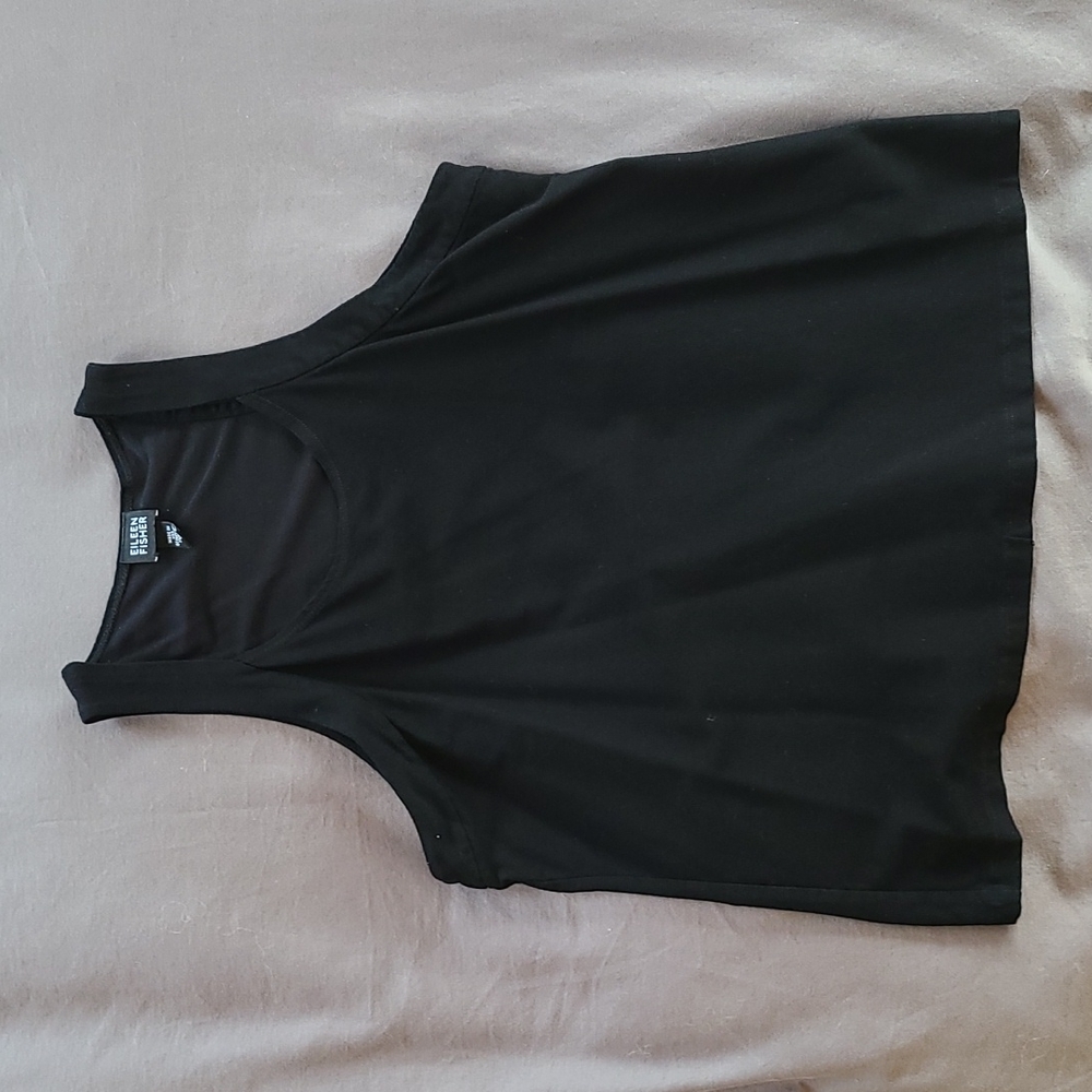 Black Eileen Fisher Tank Top